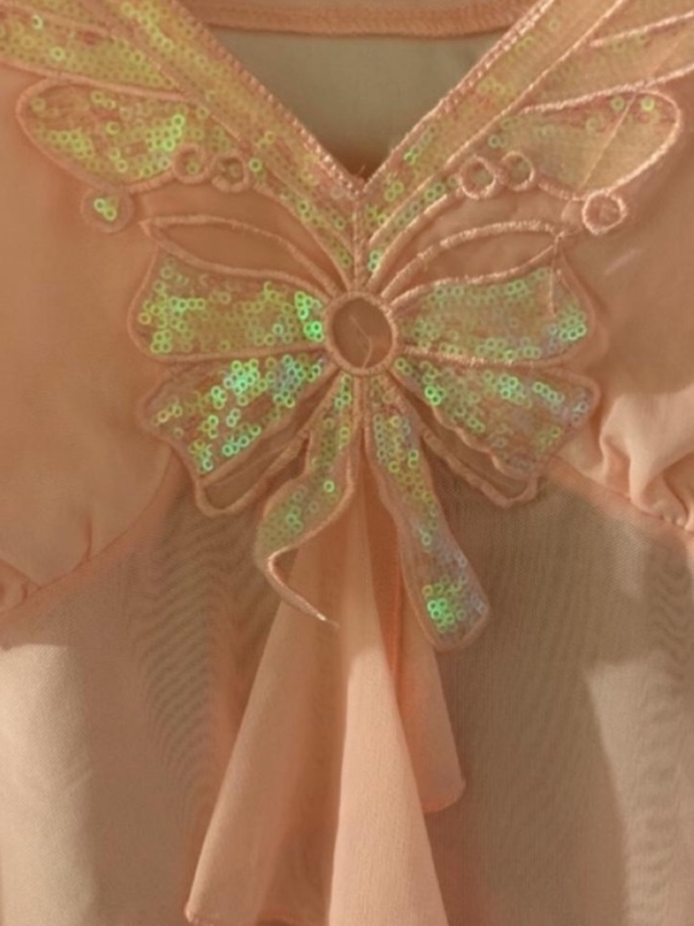 Vintage Y2K fairycore pink sequins tank top 18W - Picture 7 of 11
